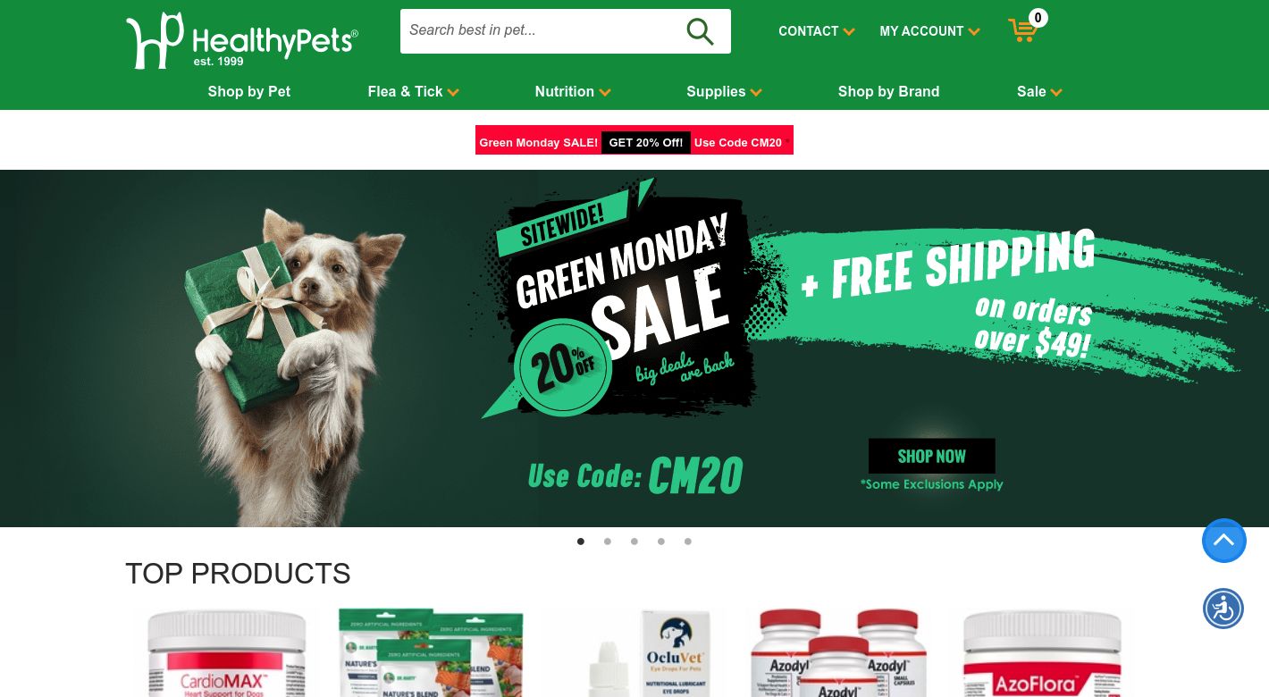 HealthyPets Website