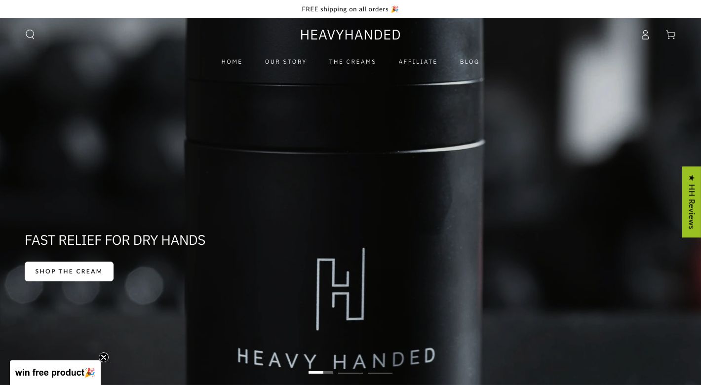 Heavy Handed Website