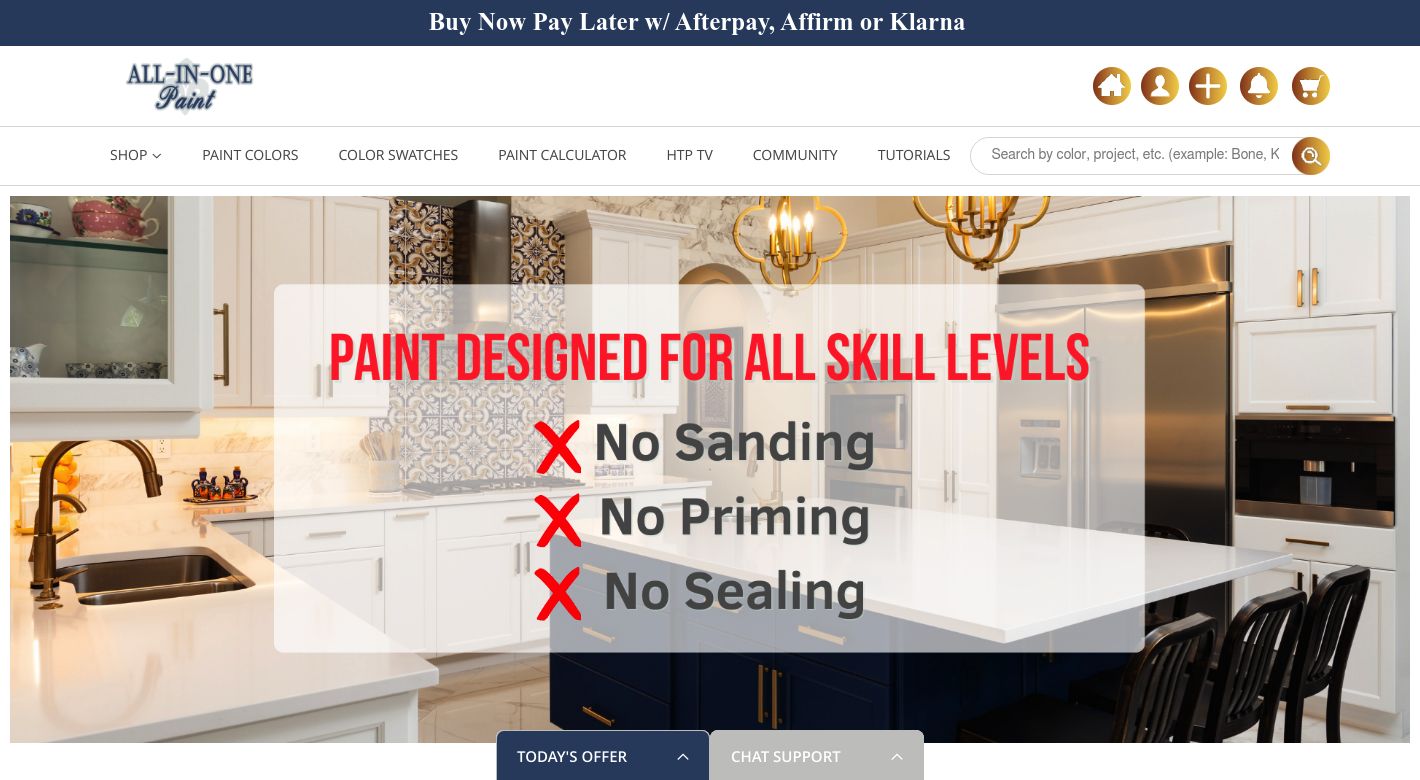 Heirloom Traditions Paint Website