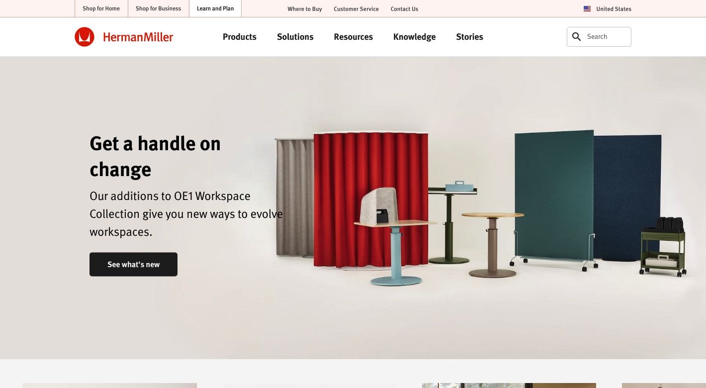 Herman Miller Website