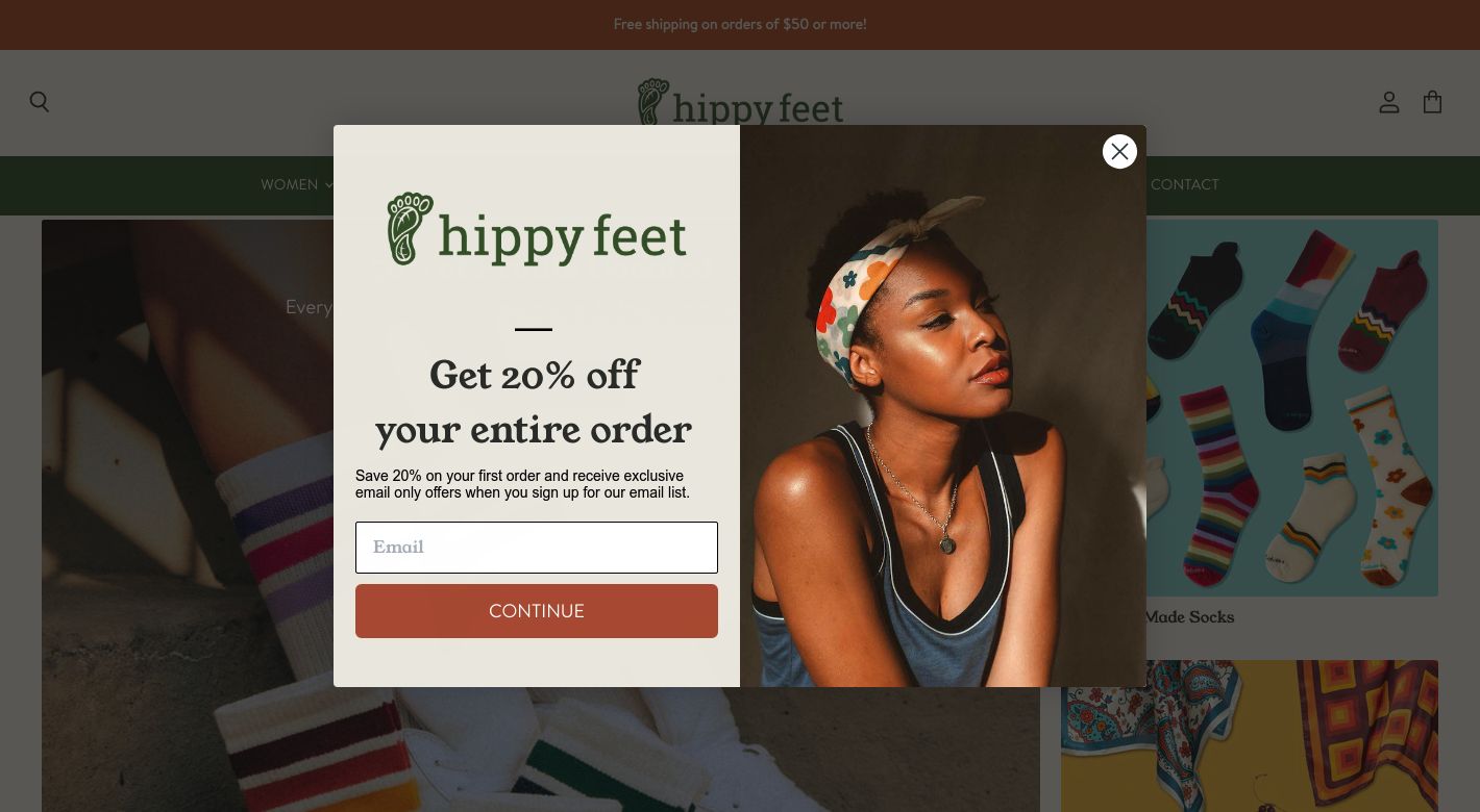 Hippy Feet Website