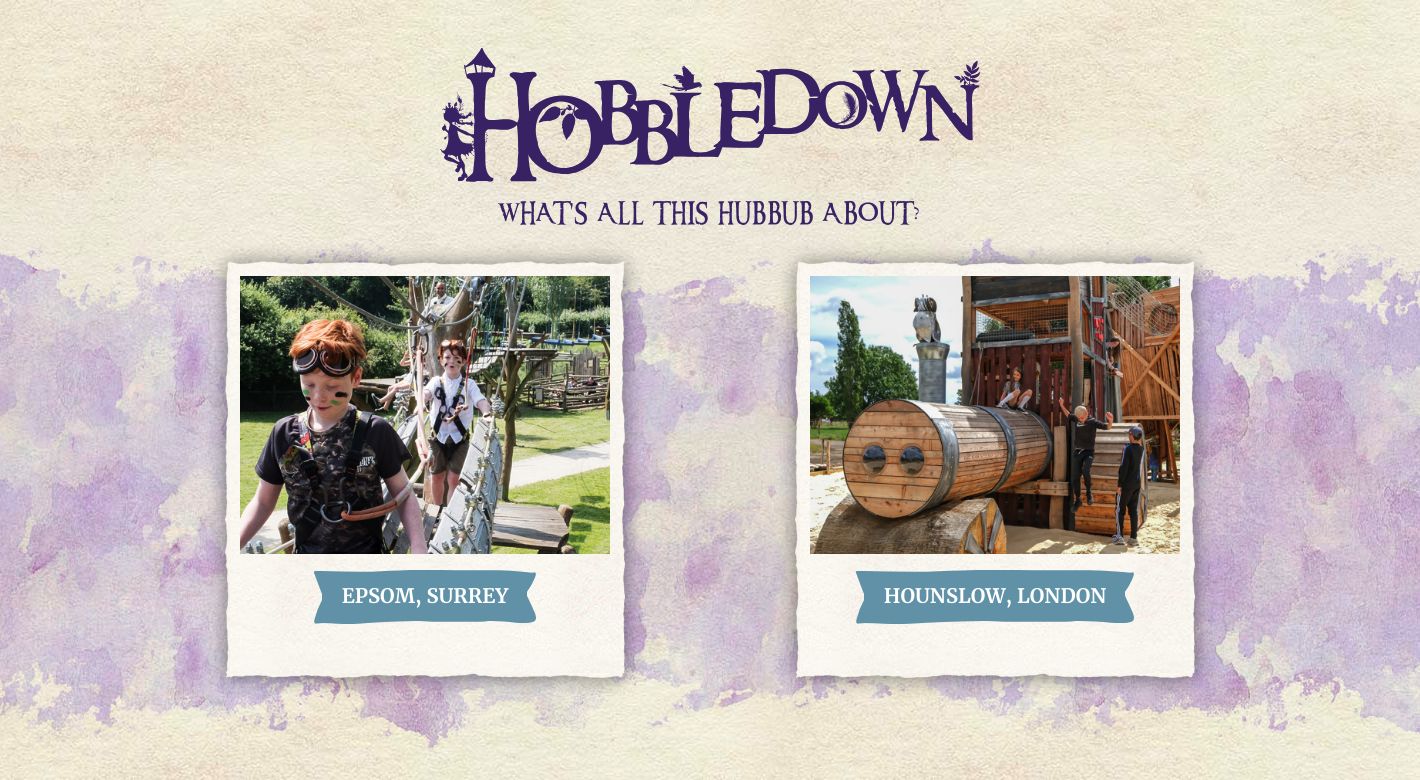 Hobbledown Website