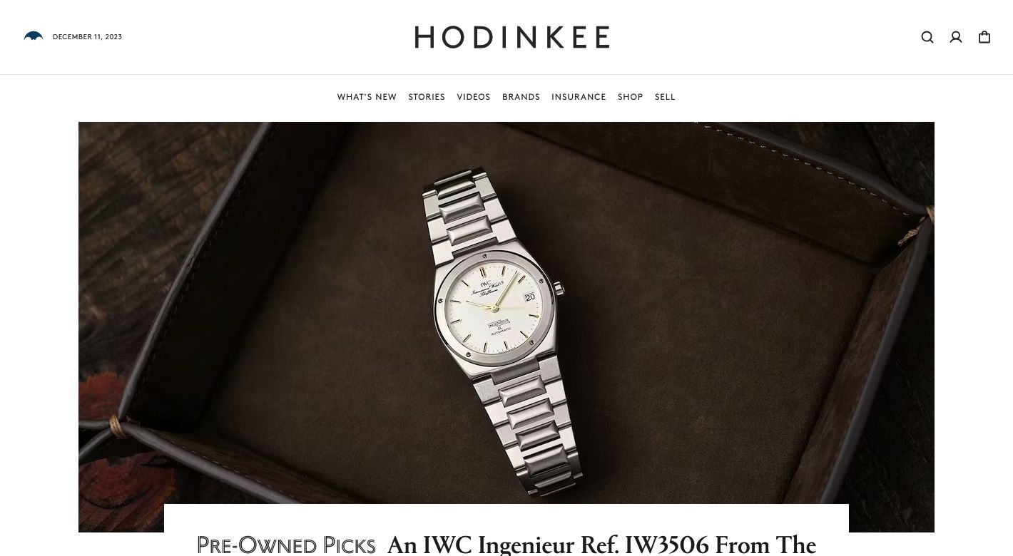 Hodinkee Website