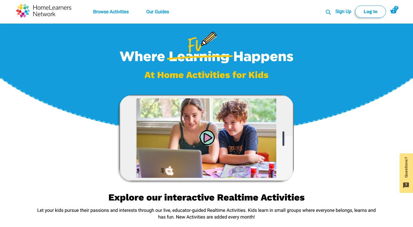 HomeLearners Network Website