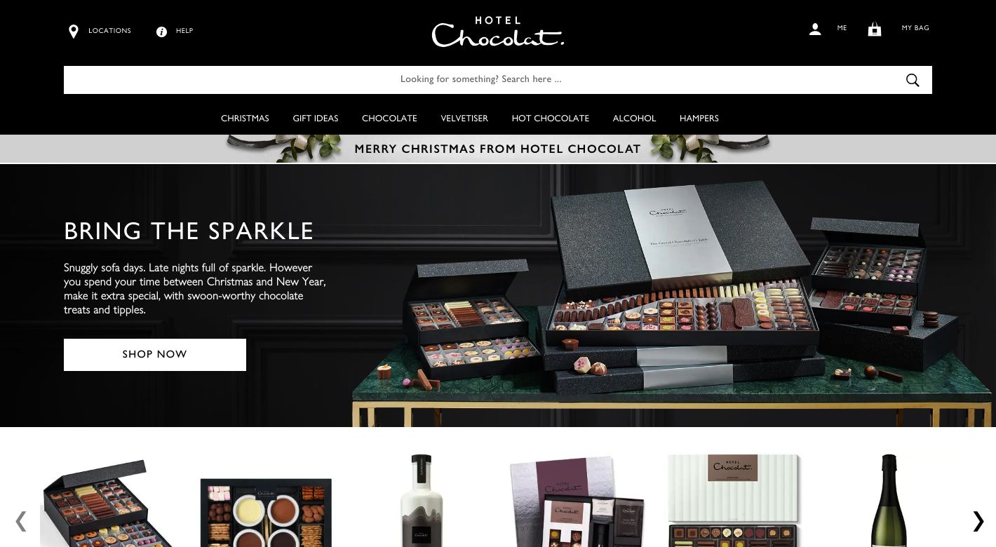 Hotel Chocolat Website
