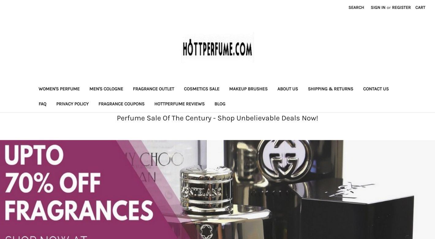 HottPerfume Website