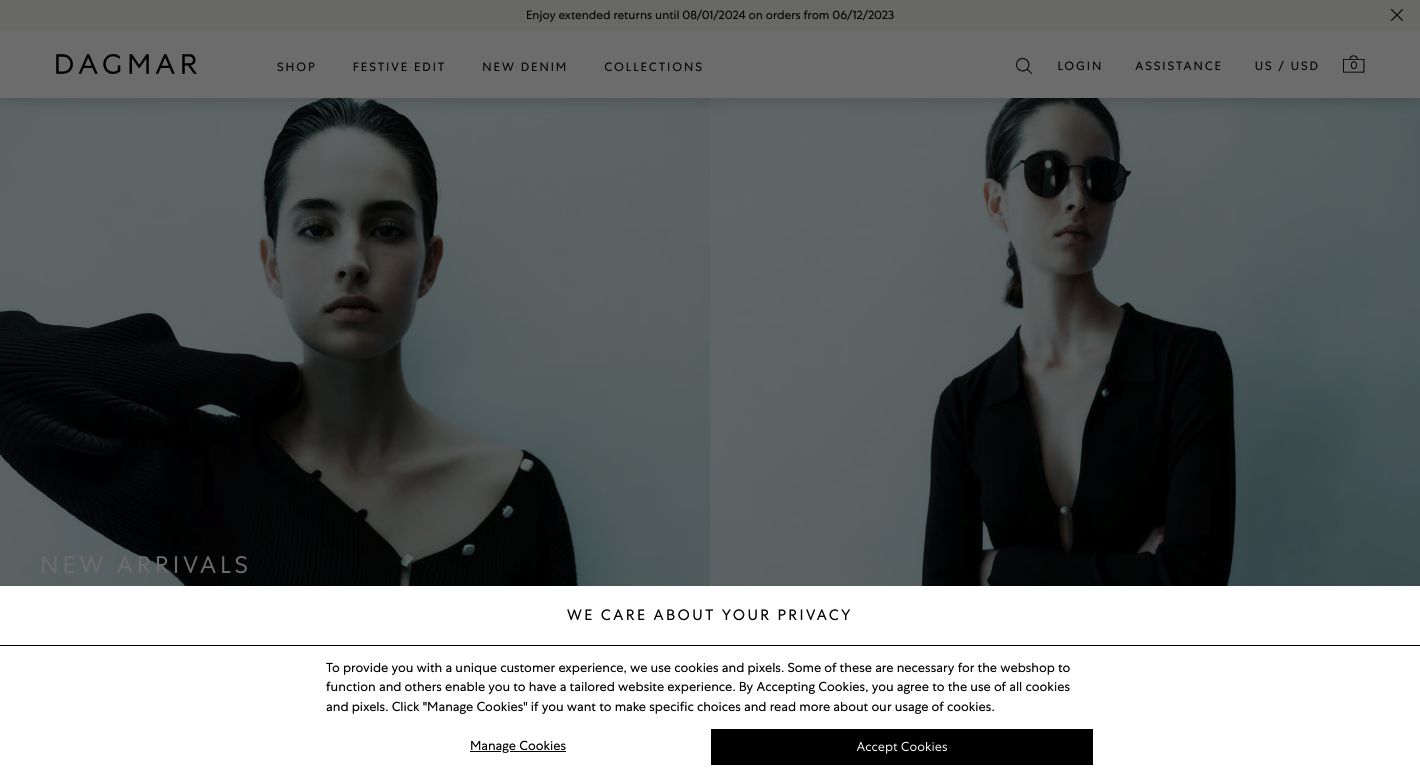 House of Dagmar Website