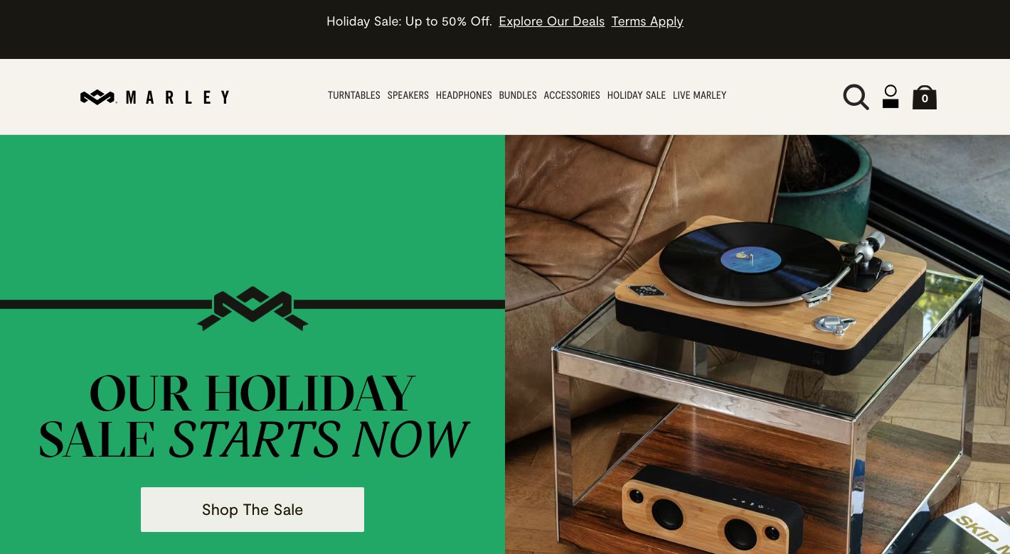 House of Marley Website