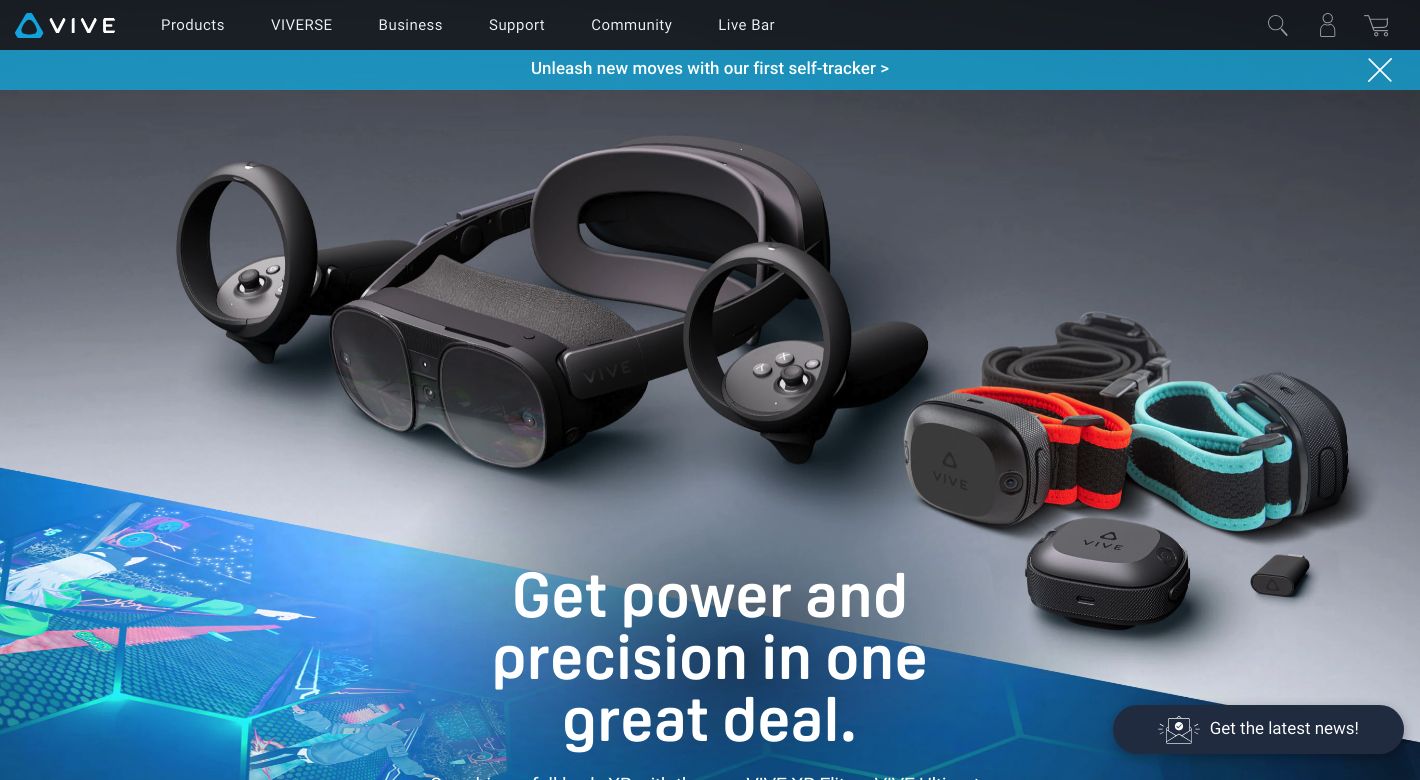 HTC VIVE Website