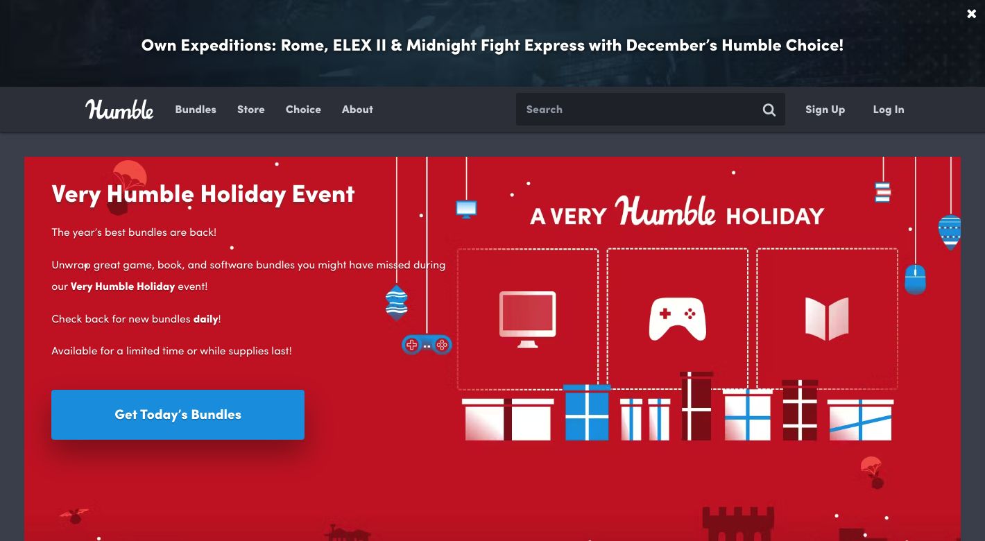 Humble Bundle Website
