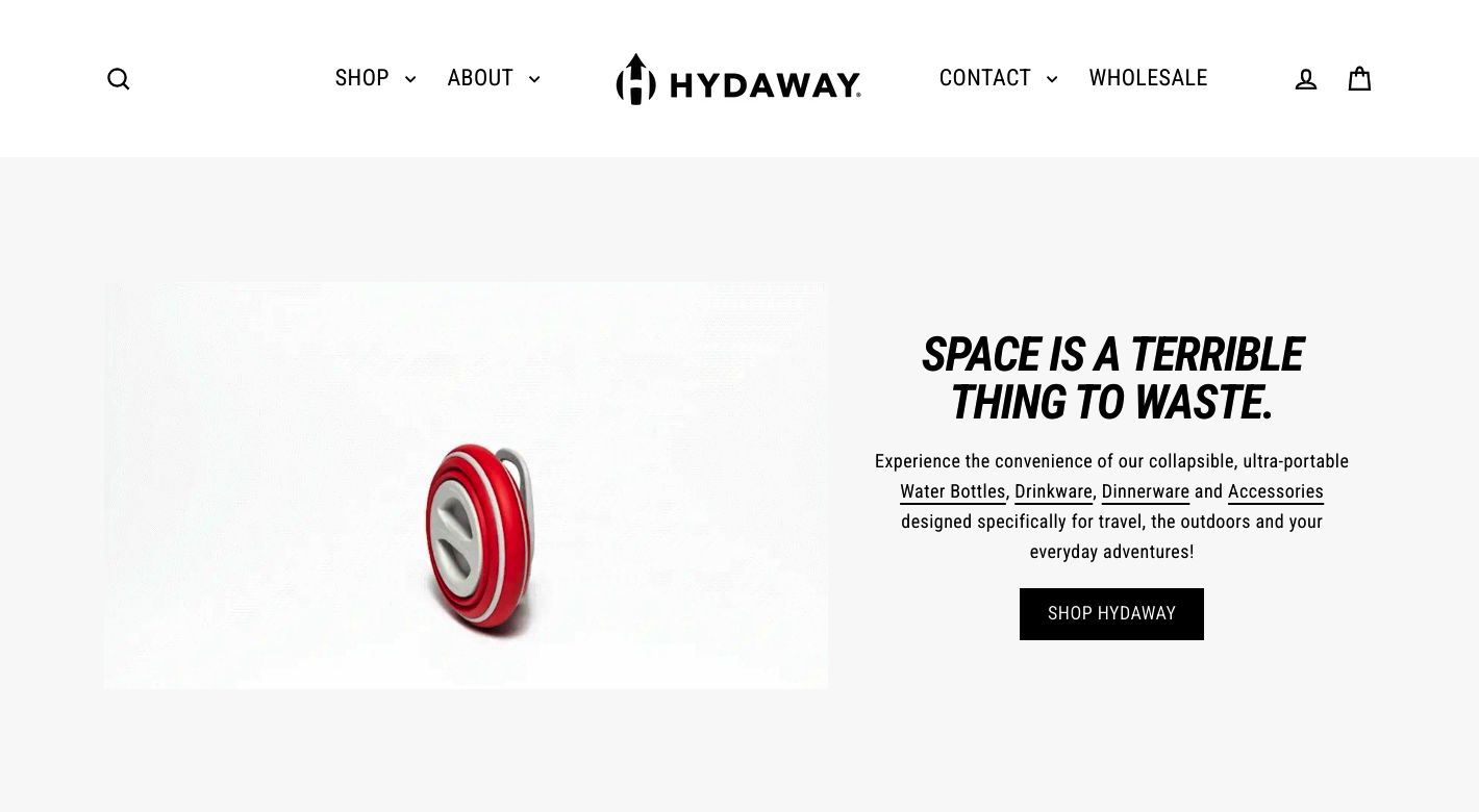 HYDAWAY Website