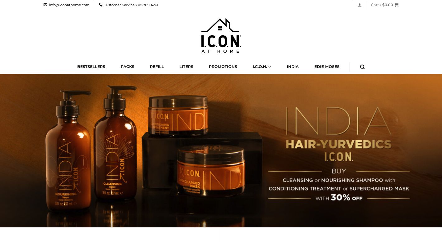 I.C.O.N. Products Website