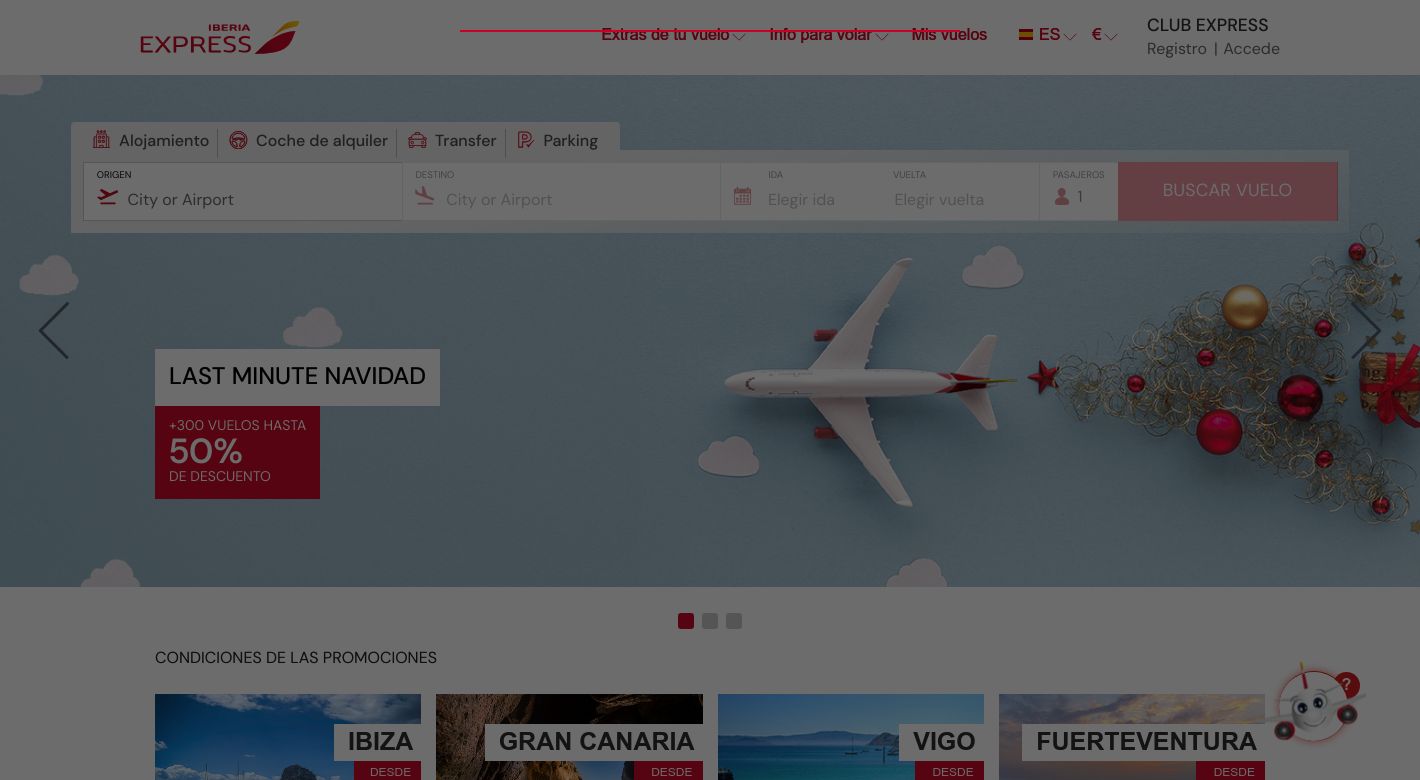 IBERIA Express Website