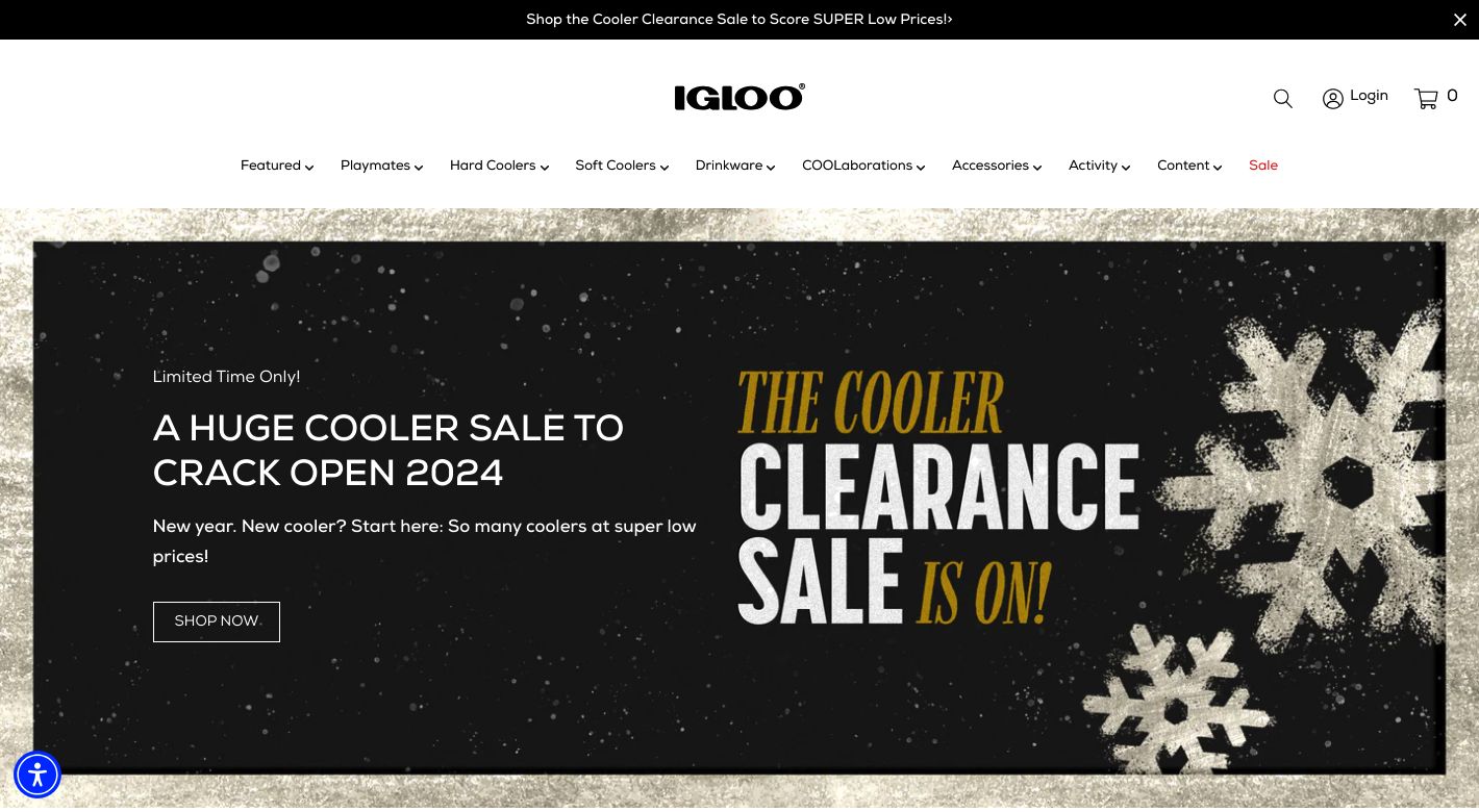 Igloo Coolers Website