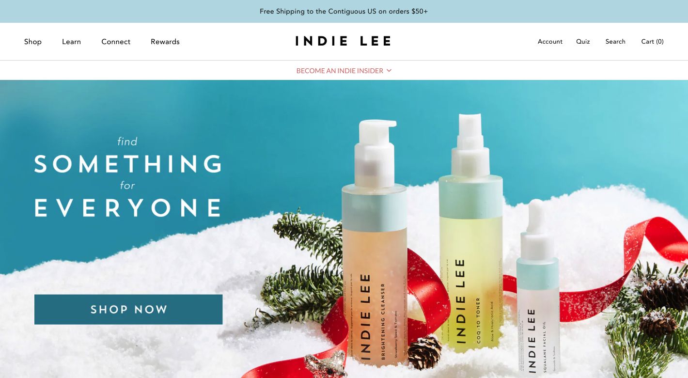 Indie Lee & Co. Website