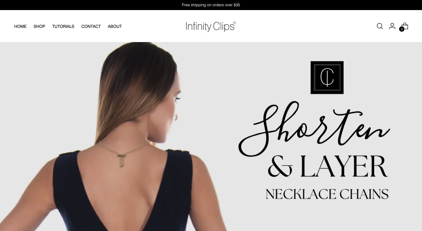 Infinity Clips Website