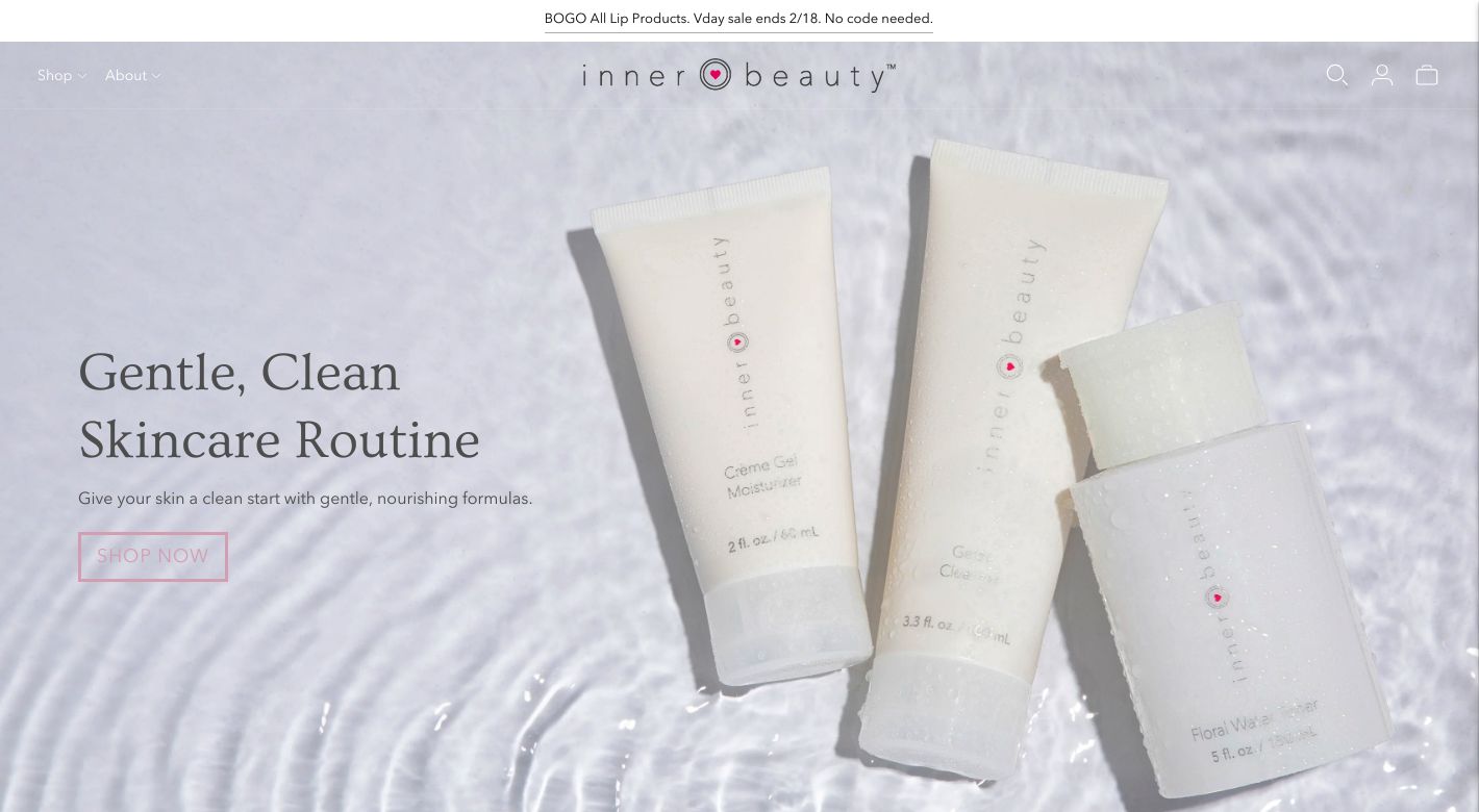 Inner Beauty Cosmetics Website