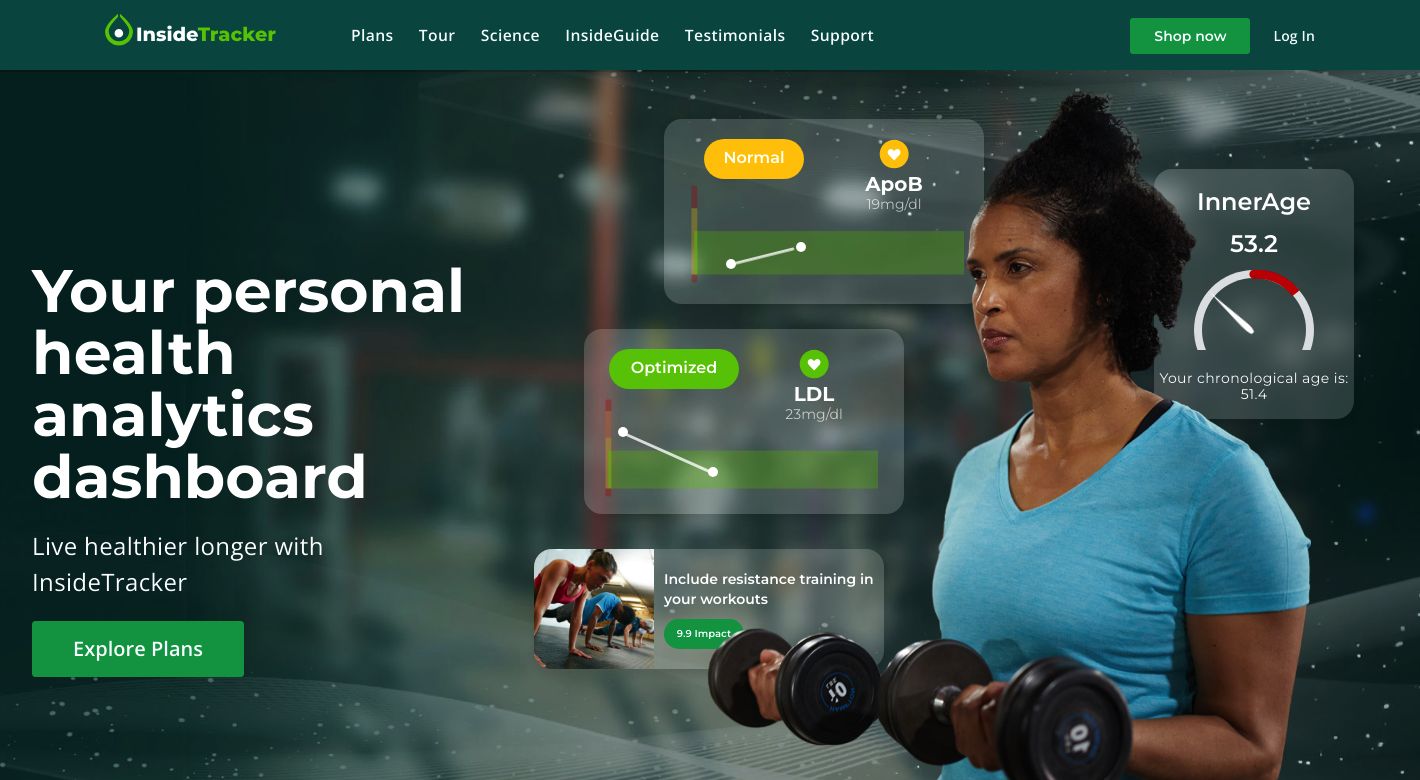 InsideTracker Website