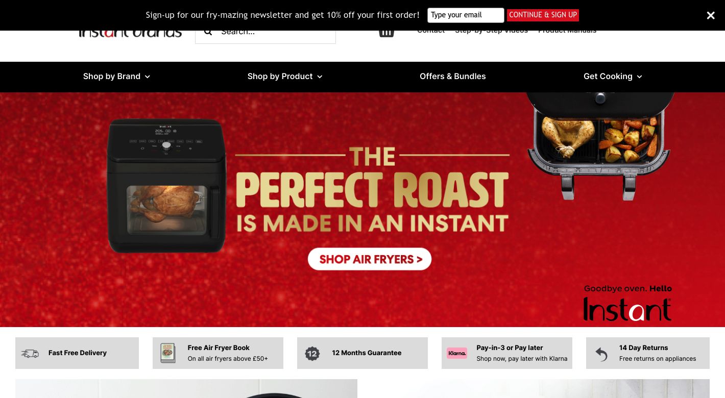 Instant Brands Website