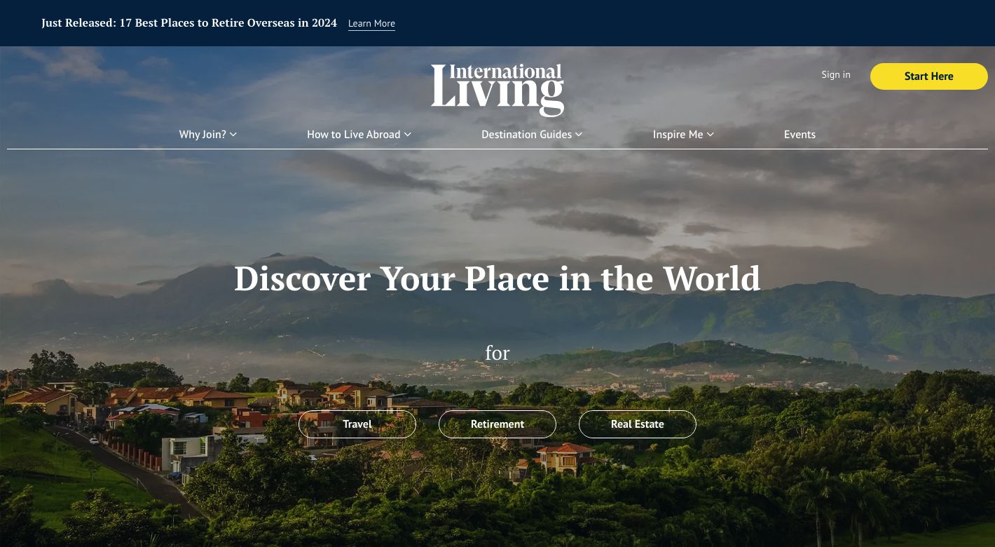 International Living Website