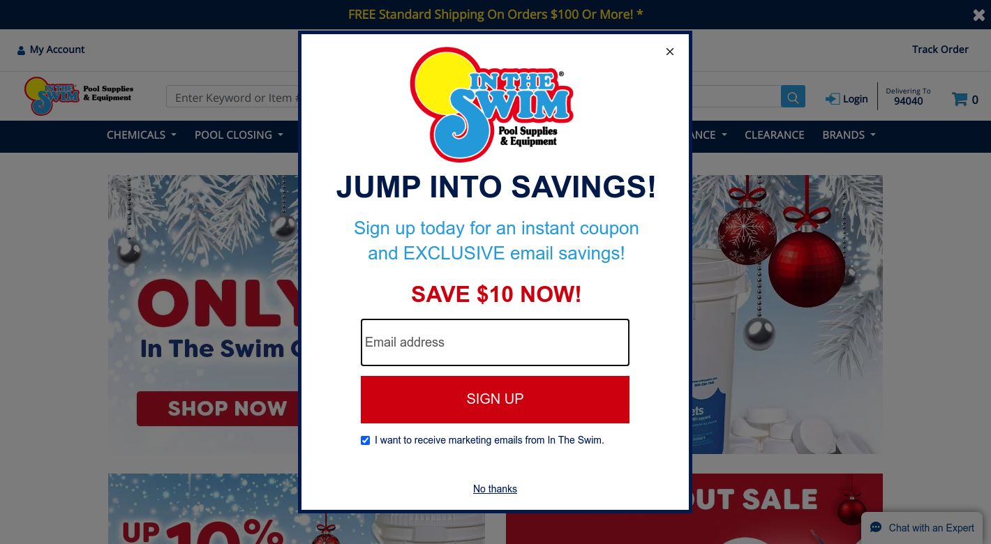 InTheSwim Website