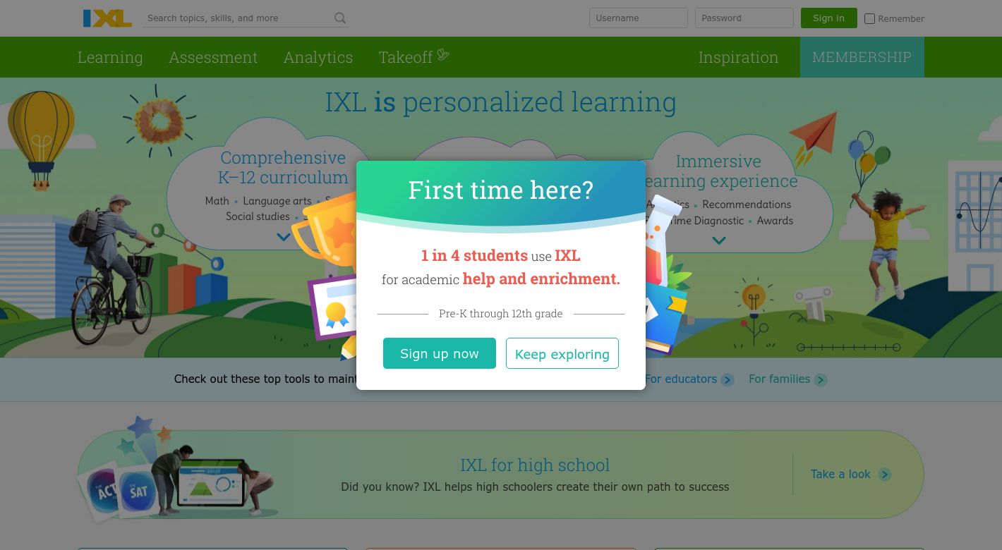 IXL Website