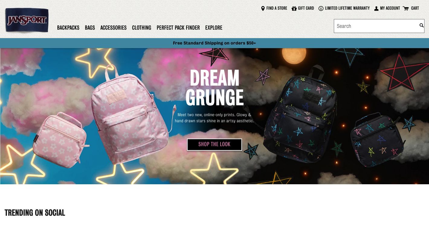 JanSport Website