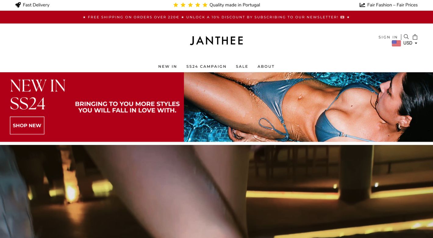 JANTHEE Website