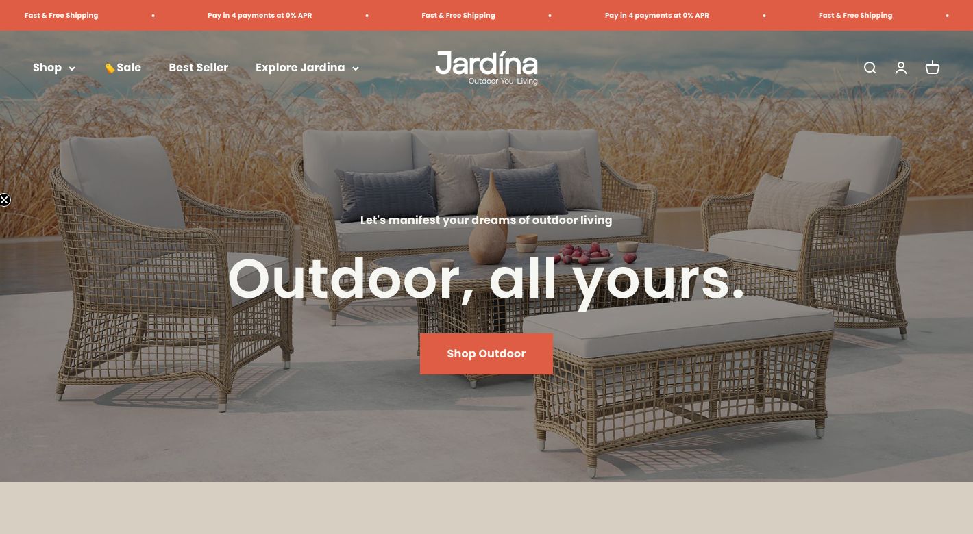 Jardina Website