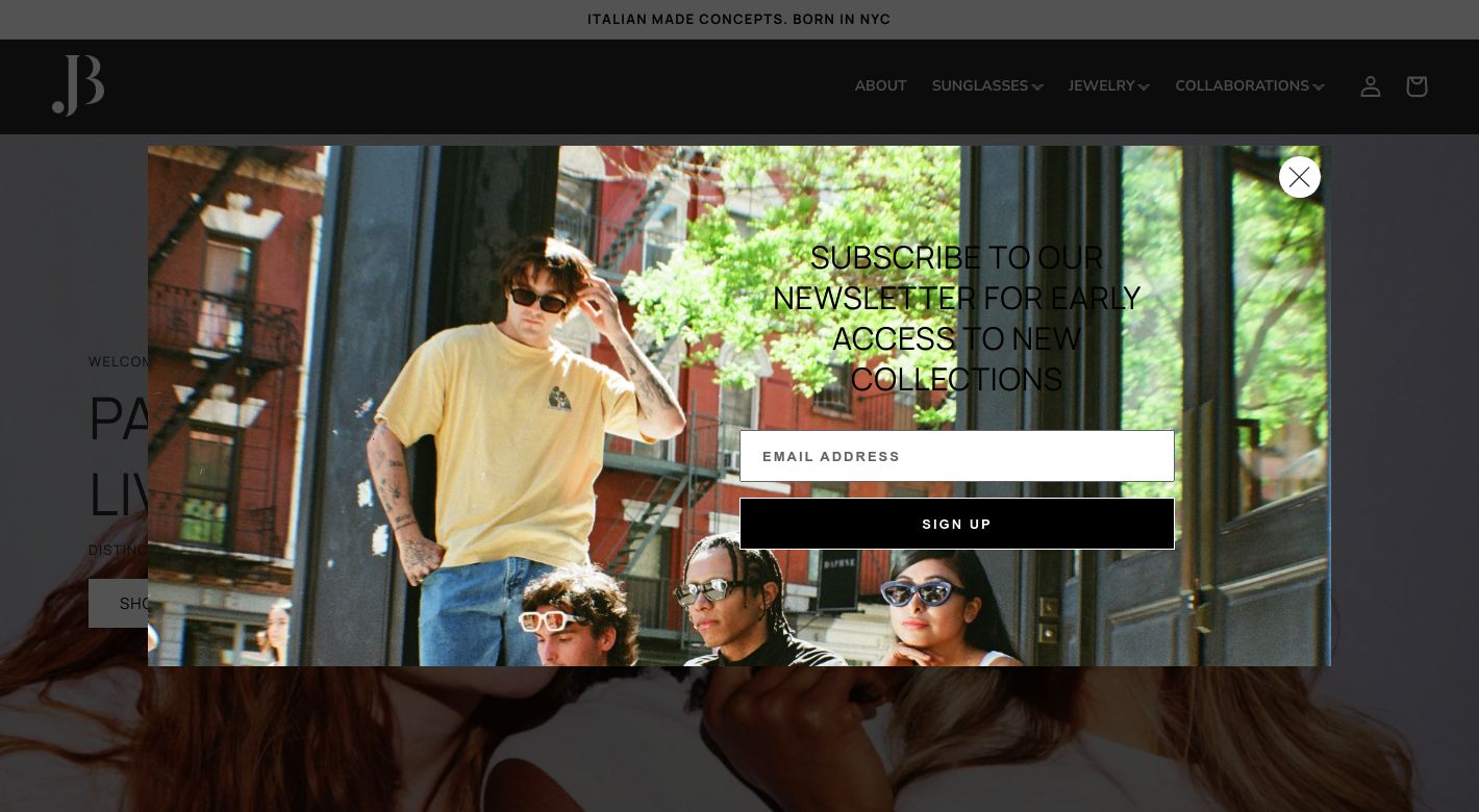 JB3 Eyewear Website