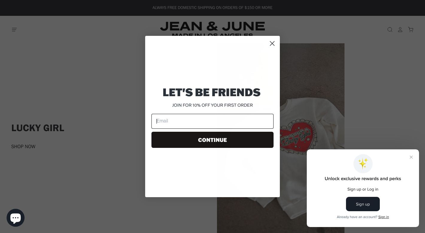 Jean and June Website