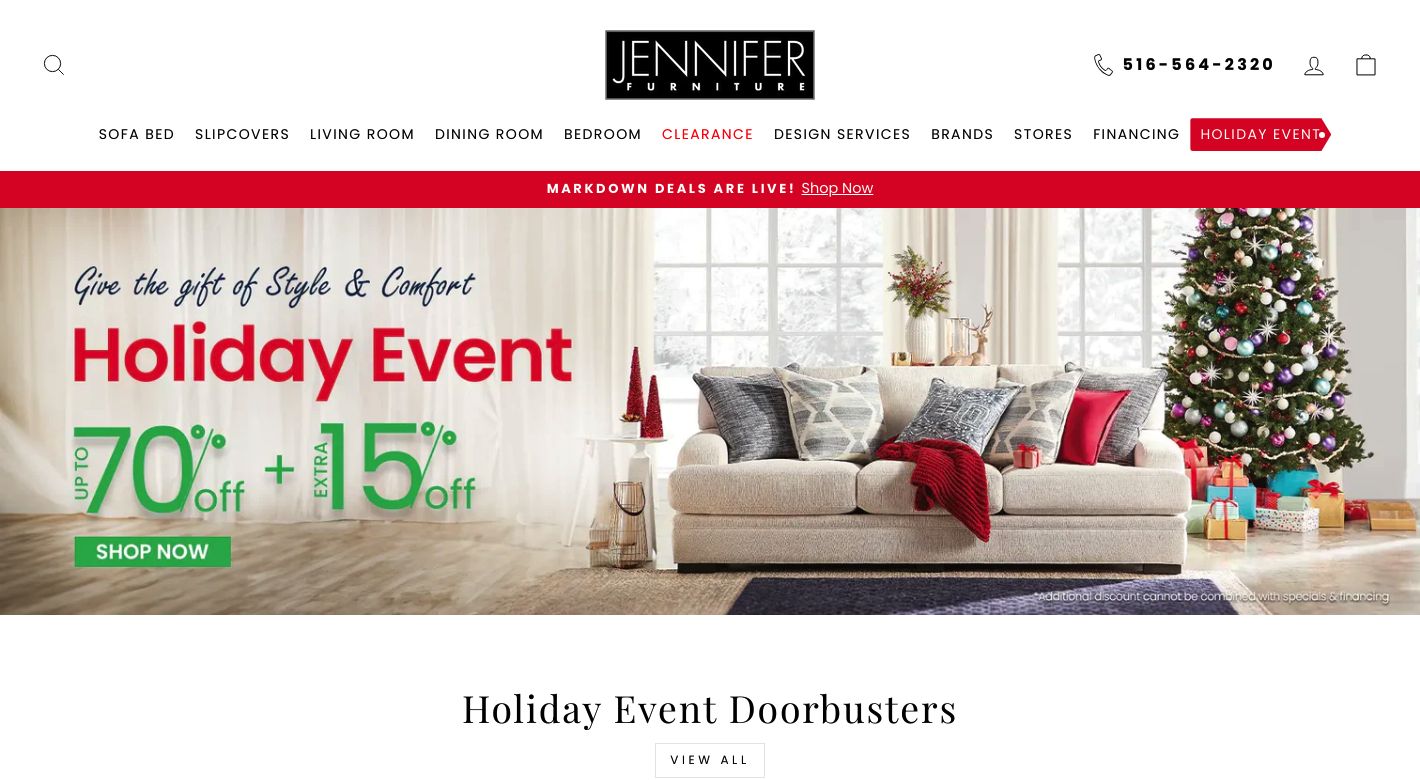 Jennifer Furniture Website