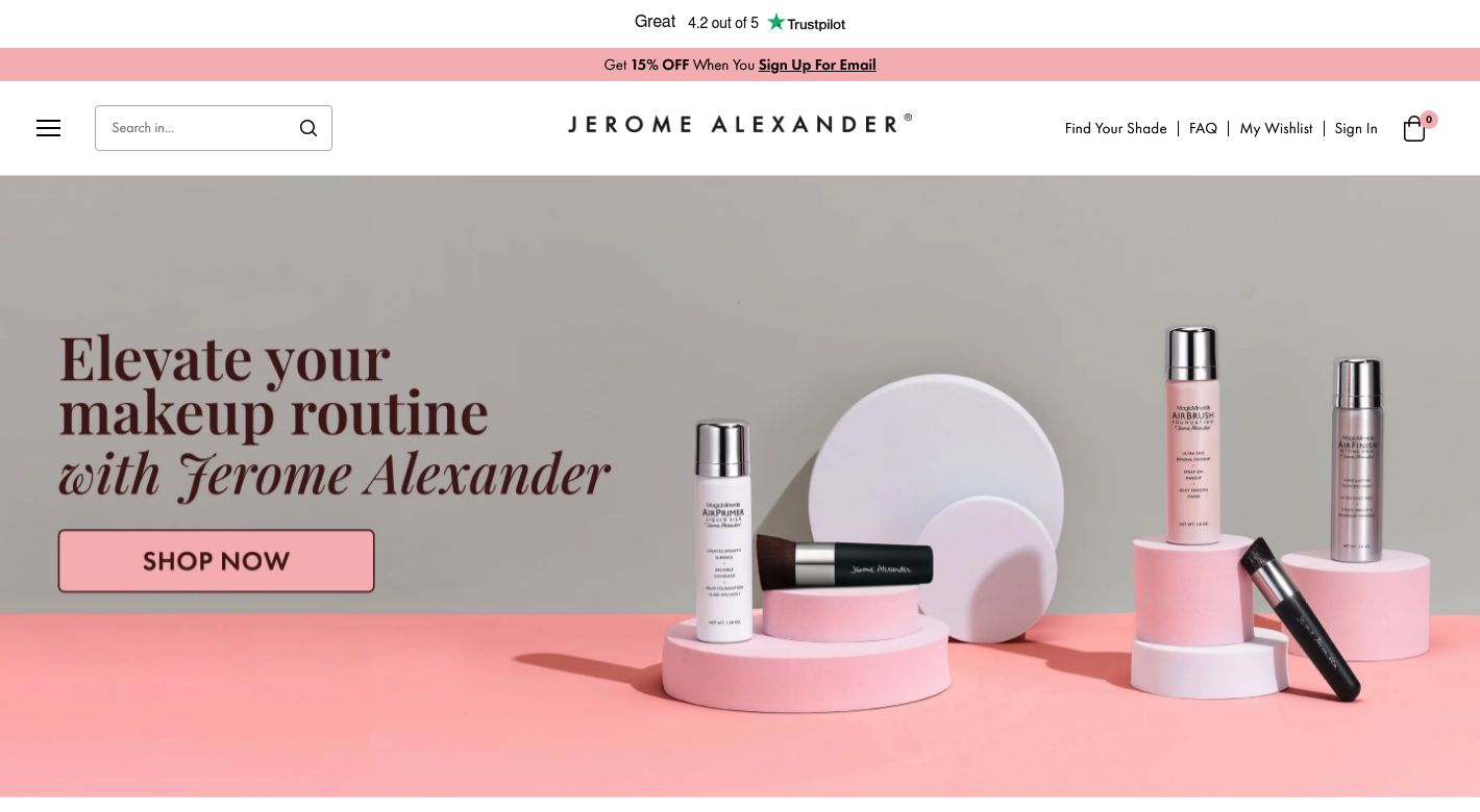 Jerome Alexander Website