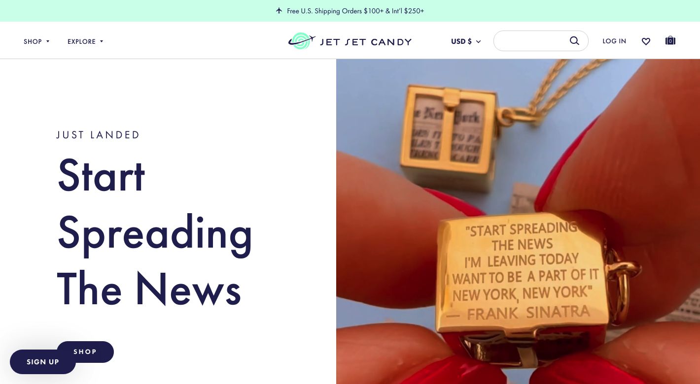 Jet Set Candy Website