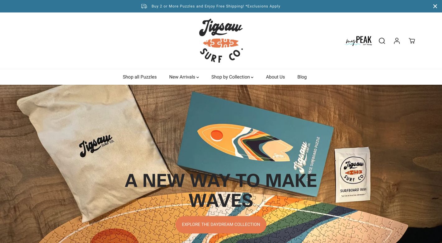 Jigsaw Surf Co. Website