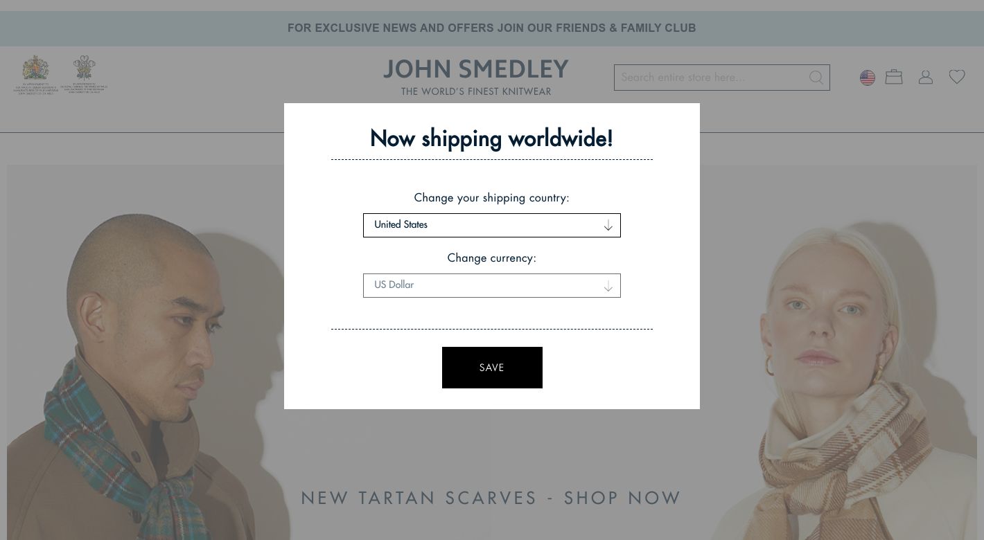 John Smedley Website