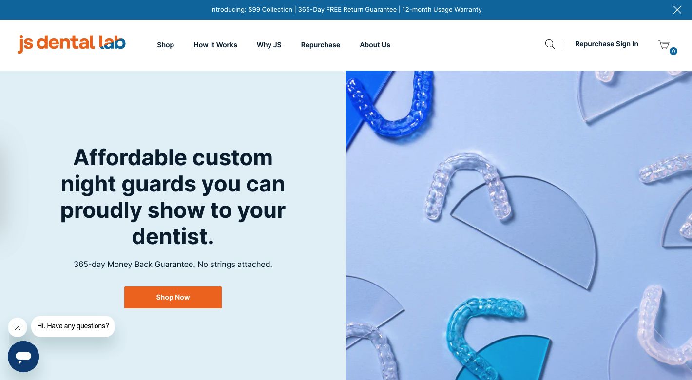 JS Dental Lab Website