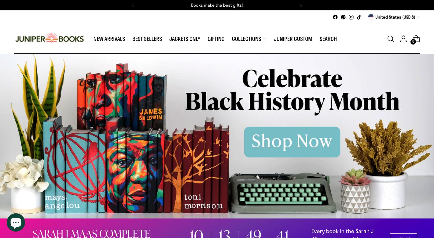 Juniper Books Website