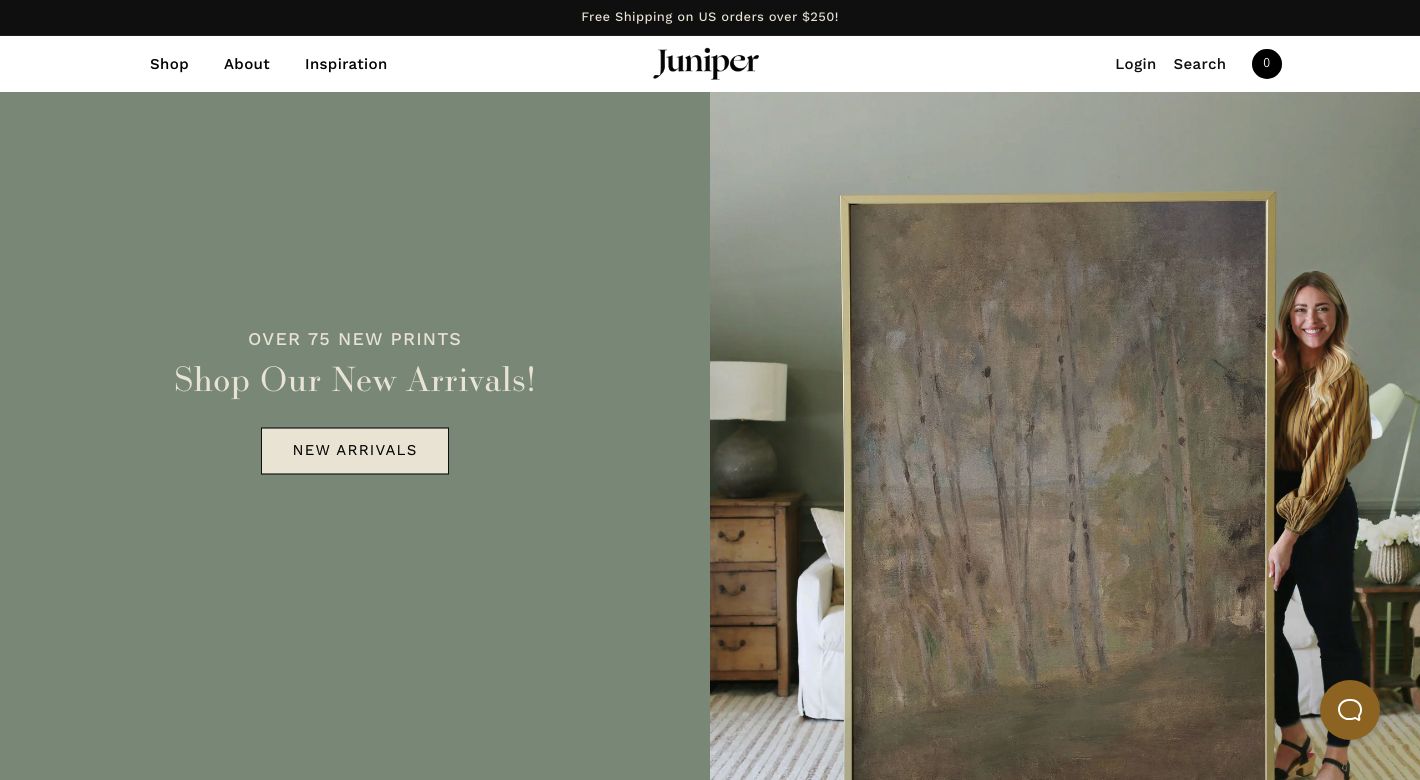 Juniper Print Shop Website