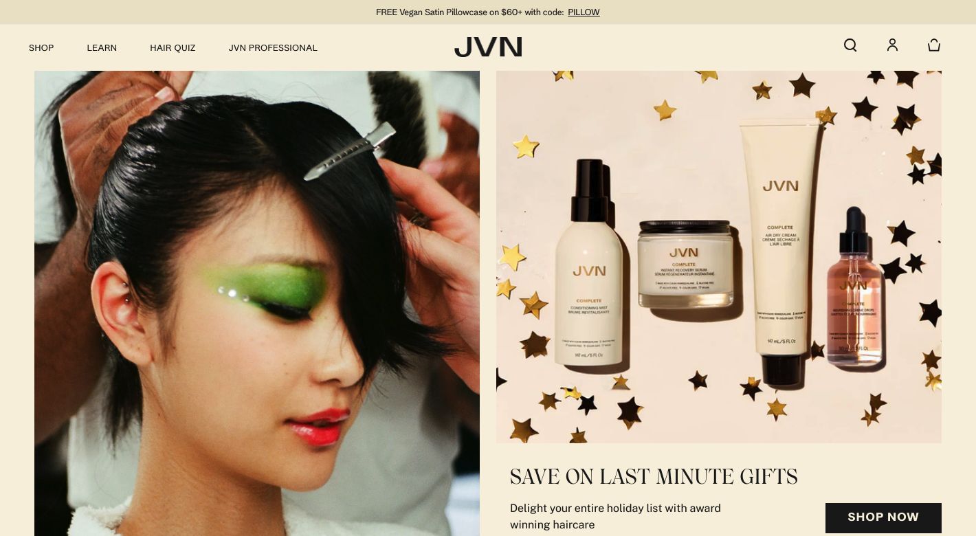 JVN Hair Website