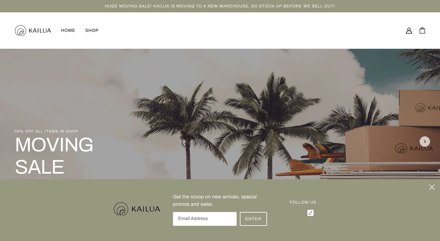 Kailua Naturals Website