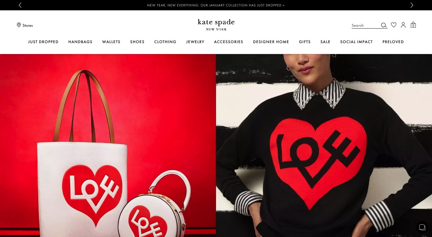 Kate Spade Website