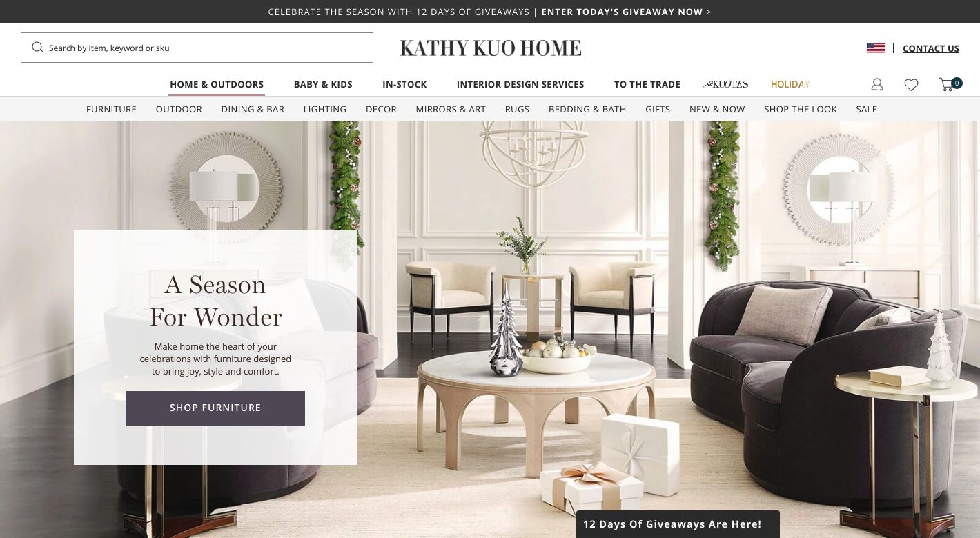 Kathy Kuo Home Website
