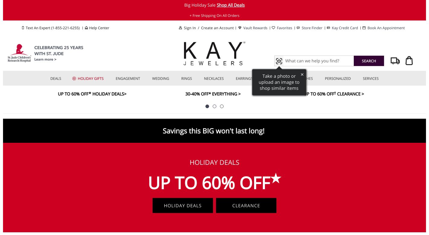 Kay Jewelers Website