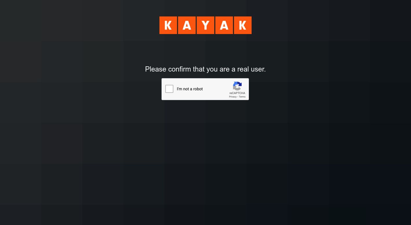 Kayak Website