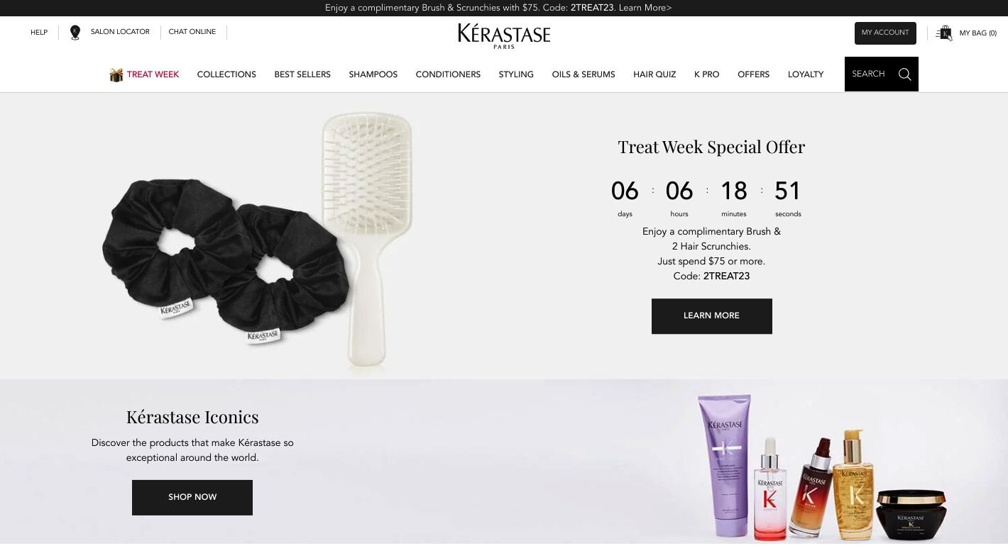 Kerastase Website