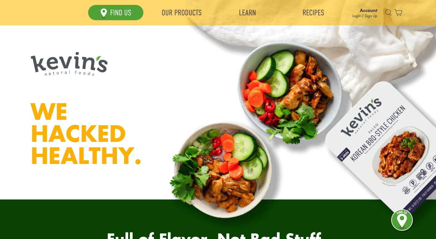 Kevin's Natural Foods Website