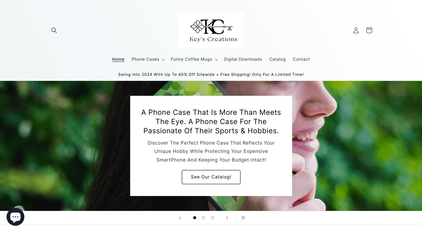 Key's Creations Website