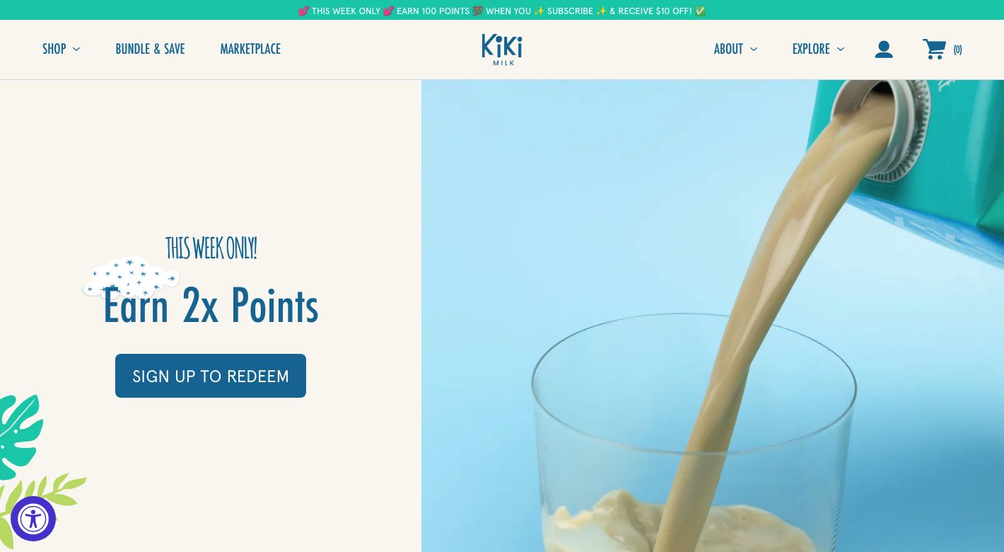 Kiki Milk Website