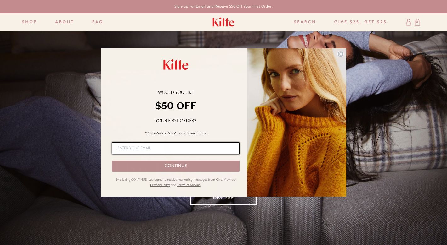 Kilte Collection Website